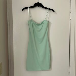 love tree lime green mini dress